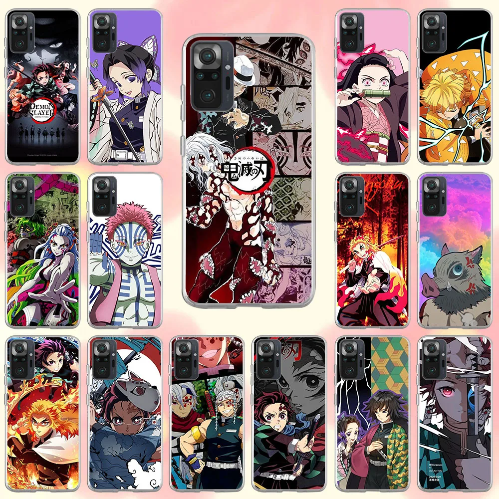 Мягкий чехол HZ-20 Demon Slayer для Tecno POP 4 AIR 5 LTE 5P Spark 6 7 7T 7P 8 8C 8P GO Pro