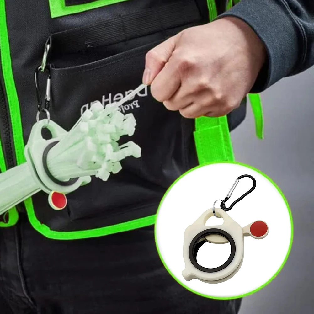 Флуоресцентный Пластиковый Органайзер Для Кабельных Стяжек Многоразовый Зажим