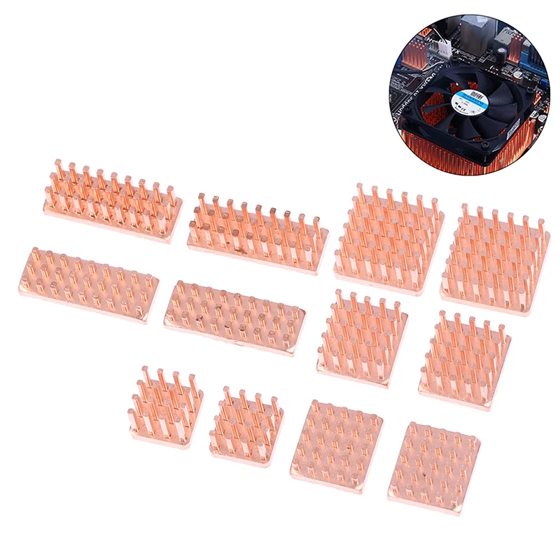 

2Pcs Pin Fins Heatsink Cooler For Laptop GPU CPU VGA Chip Computer Component