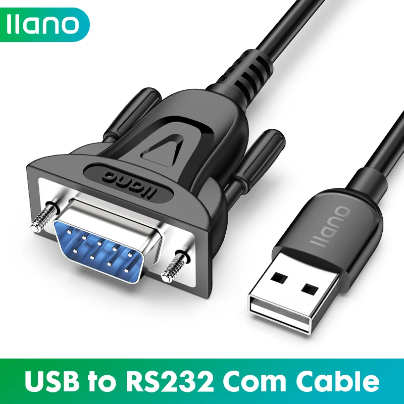 LLANO USB к RS232 COM-порту последовательный PDA 9 DB9 Pin Кабель-адаптер Prolific pl2303 для Windows 7 8 1 XP