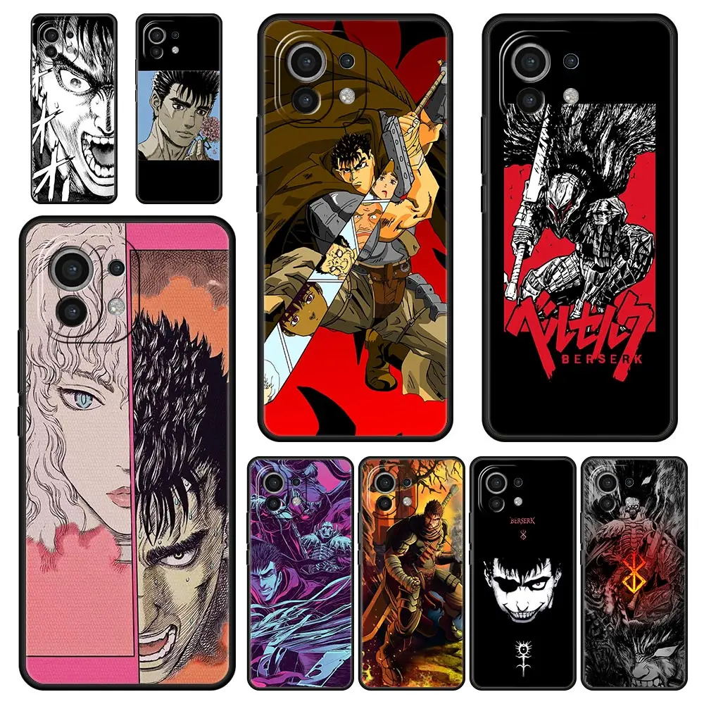 

Berserk Guts Gatsu ​Sacrifice for Xiaomi Poco X4 5G X3 NFC M3 M4 Case Mi Note 10 12 11 Ultra 11T Pro 10T Lite 9T 11i 11X Cover