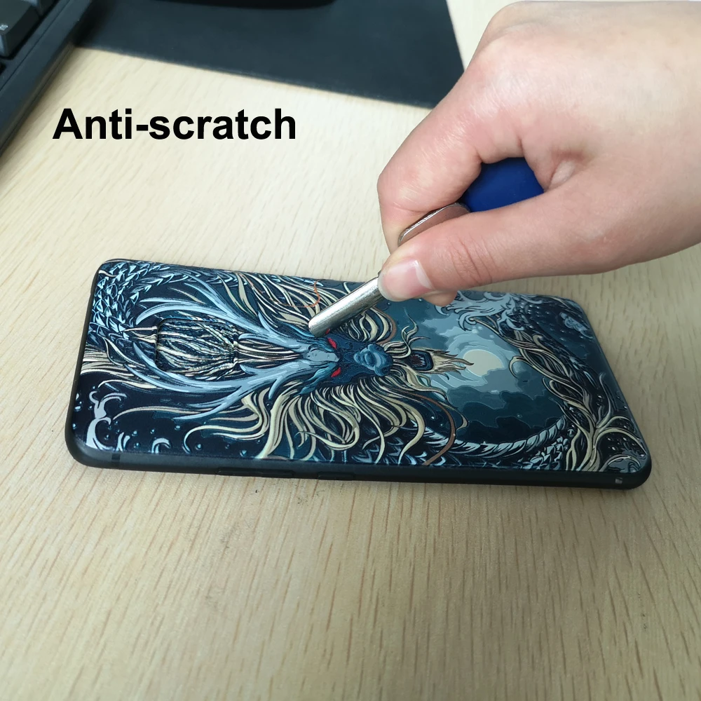 for Xiaomi POCO M3 Pro F3 Mi 12 11 10T 10 Ultra A3 Lite 9T Mix Redmi 9AT Note 8 7 9S Case Embossed 3D Relief Antiscratch Cover