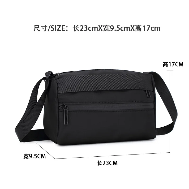 Fashionable Men's Shoulder Bag: Sling Backpack, Japanese Casual Style Mini Messenger Bag For Men