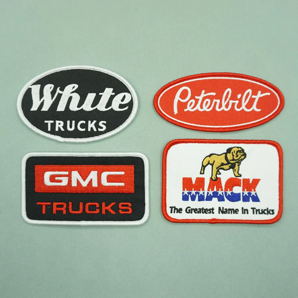 

Racing TRUCKS brand logo Embroidered Patches with Hook Backing for Clothes