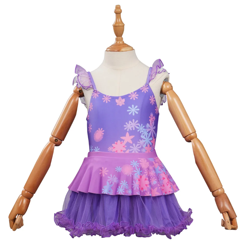 

Kids Girls Isabela Swimsuit Cosplay Costume Swimwear Outfits Halloween Carnival Suit