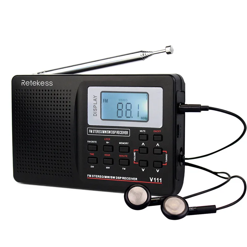 

FM/MW/SW Multi-Band Radio, Manual/Automatic Channel Search, LED Backlight Design, Sleep Timer, Support 3.5MM Audio Output
