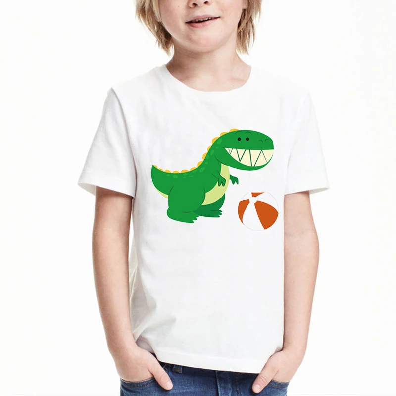 Kids T Shirt for Boys Kid T-shirt Girls Clothes Children’s Clothing Tshirt Girl Cute Anime Dinosaur Graphic Tee Short Sleeve