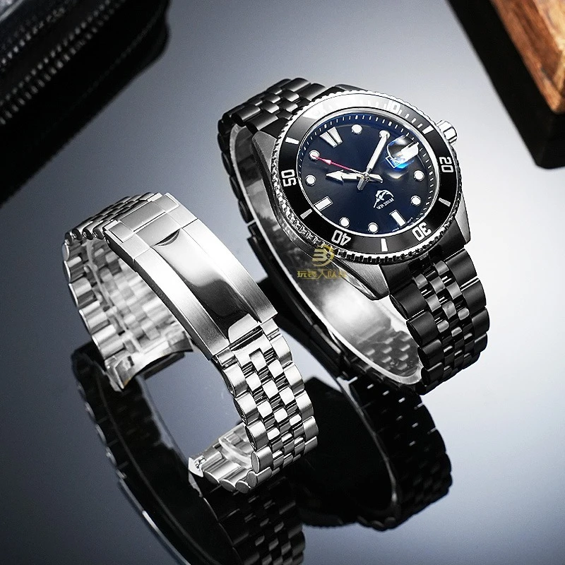 Фото Ремешок для часов из нержавеющей стали 22 мм для Casio Duro MDV-106 MDV-106B MDV-106G MDV-107-1A MTP-VD01, мужской металлический браслет с инструментами №5