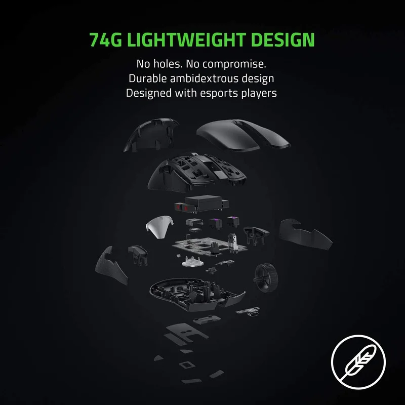 Беспроводная игровая мышь Razer Viper Ultimate гиперскоростная легкая RGB зарядная