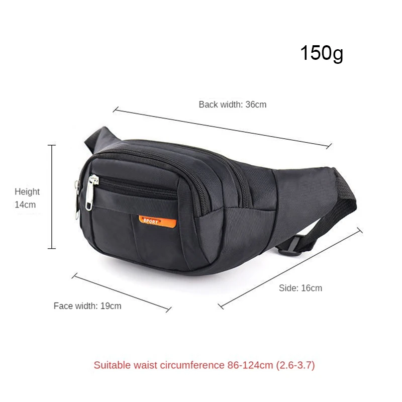 Wholeasle Fanny Pack Custom Logo Printed Men Women Nylon Passport Cover National Buckle Strap Waist Bag Sling Chest Bag