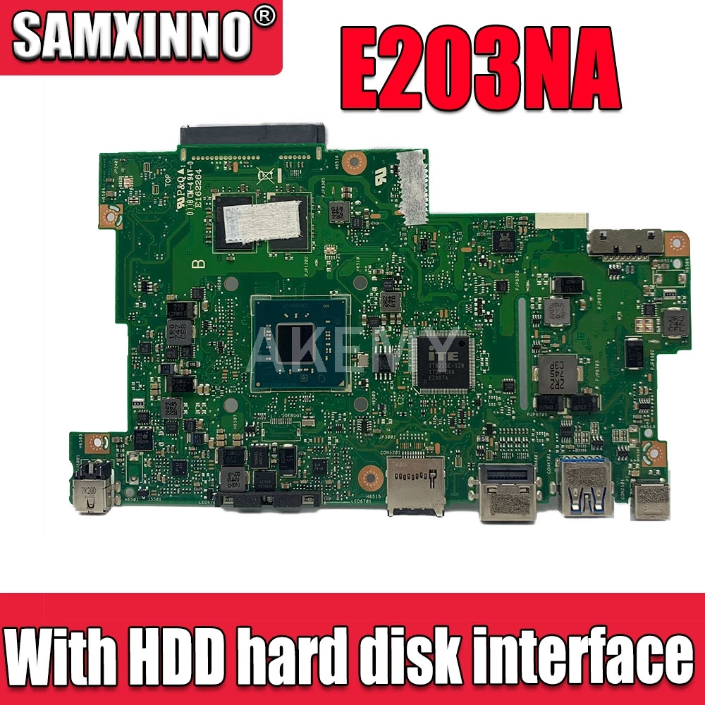

С 4G RAM + с интерфейсом жесткого диска HDD N3350 материнская плата с процессором для ноутбука для Asus E203N E203NA материнская плата для ноутбука test OK