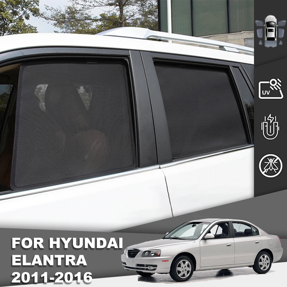 Parasol magnético para Hyundai ELANTRA XD AVANTE 2000-2006, cortina de parabrisas delantero, ventana lateral trasera, visera