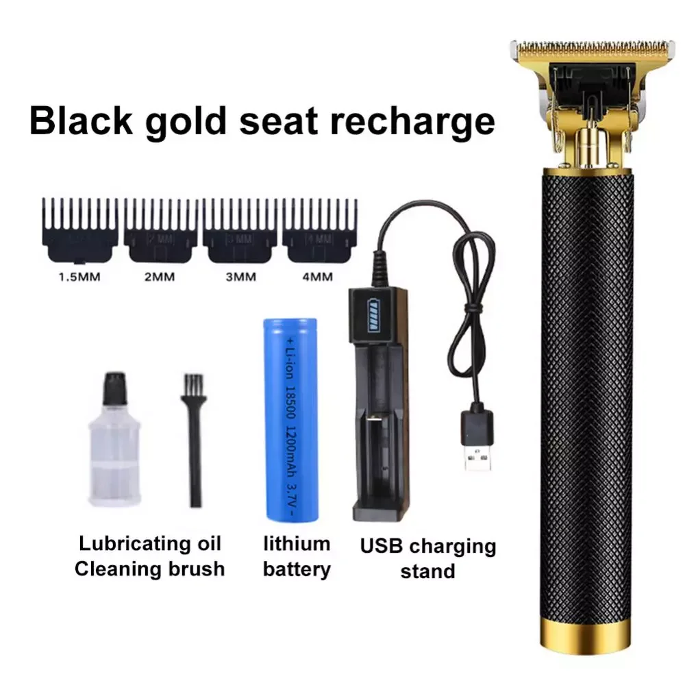 

NEW2023 T9 Hair Clipper Men's Special Rechargeable Hair Carving Barber Shop Professional Push USB Retro Trimmer