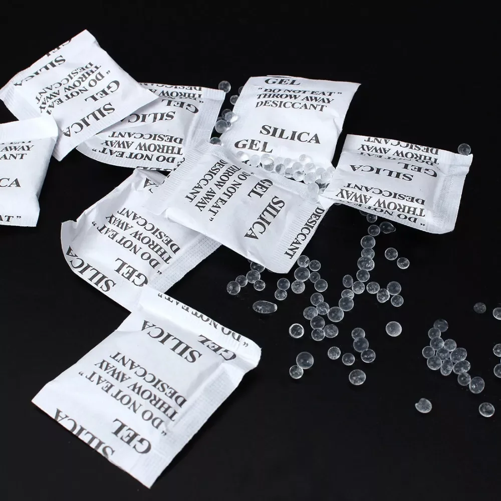 

50Packs Non-Toxic Silica Gel Desiccant Damp Moisture Absorber Dehumidifier For Room Kitchen Accessories Clothes Food Storage