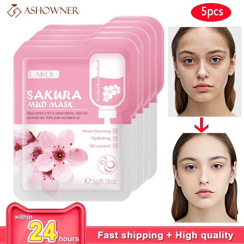 5 шт. маски для лица от морщин и тёмных кругов | Красота здоровье