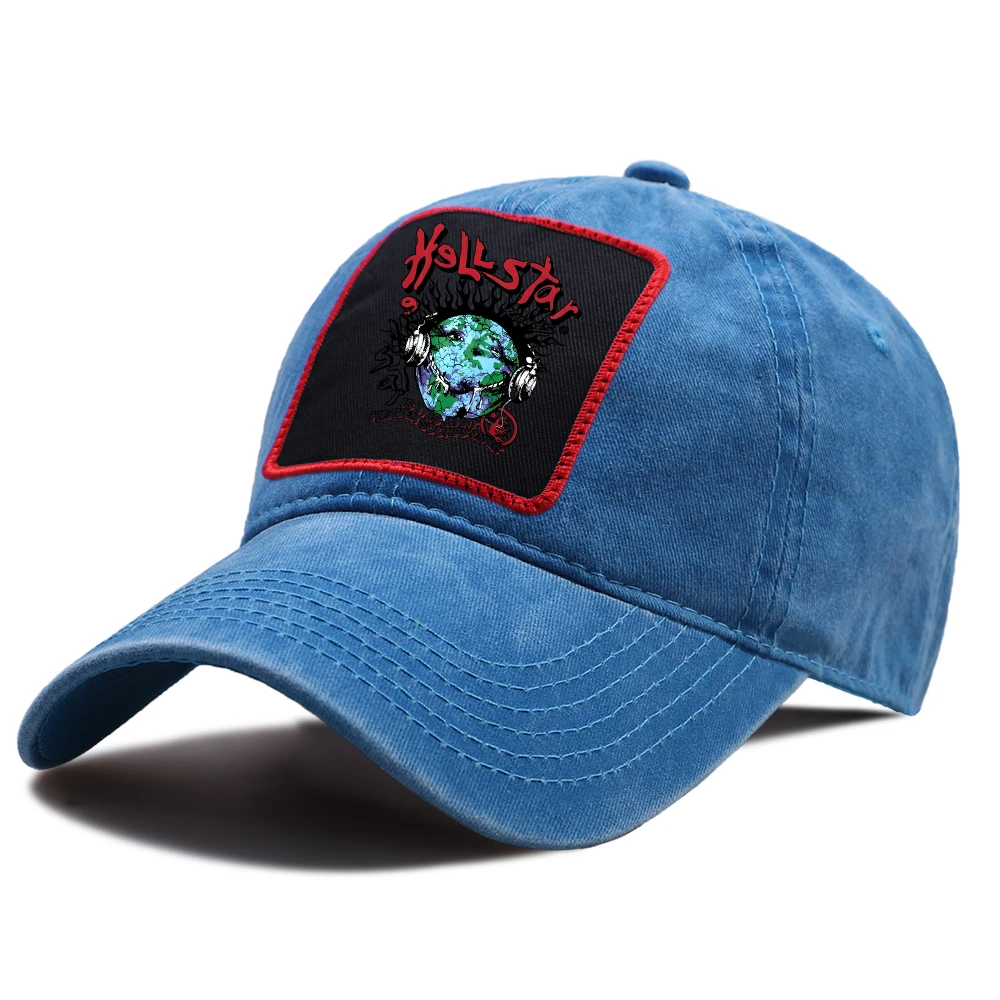 Мужские бейсболки с принтом музыкантов из хлопка