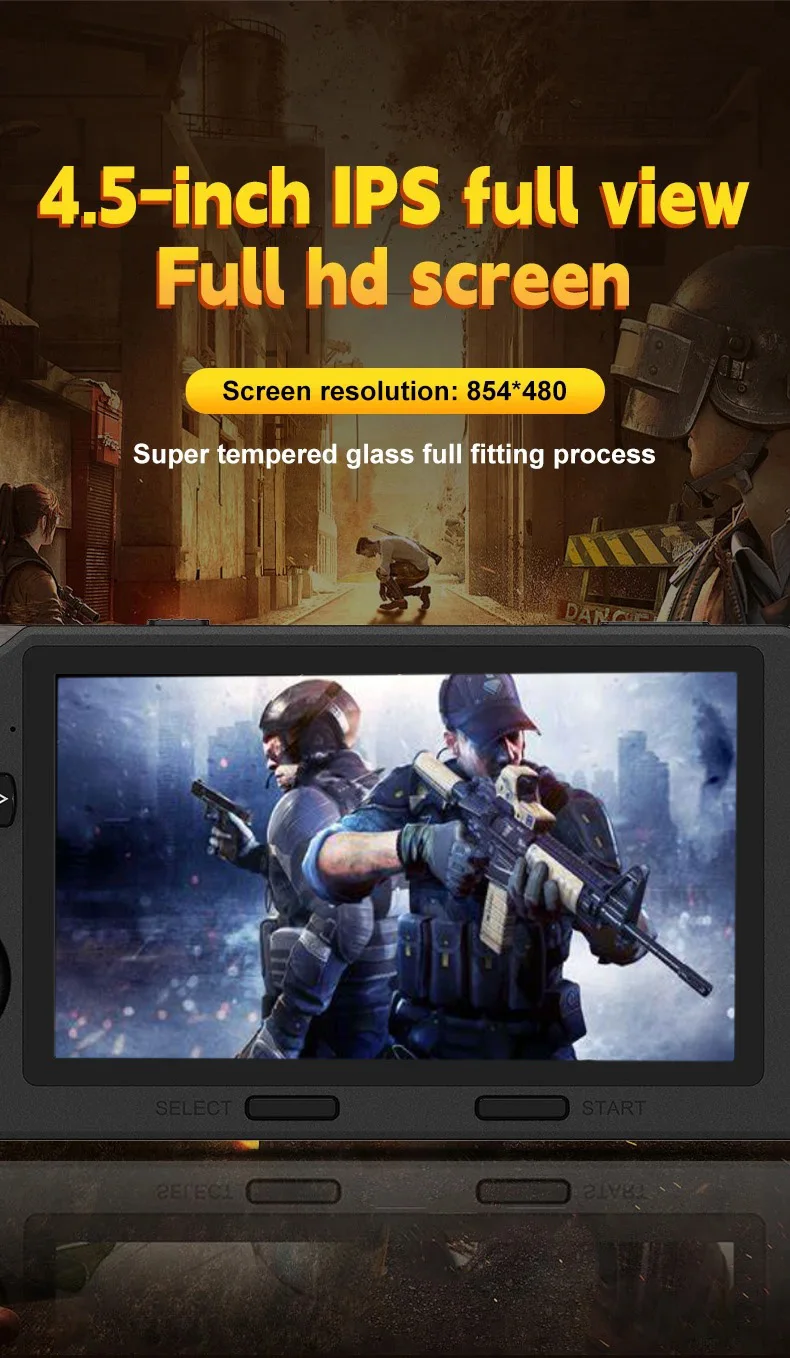 Игровая консоль SF3000 4 5-дюймовый портативный игровой плеер 64G 20000 ретро-игры