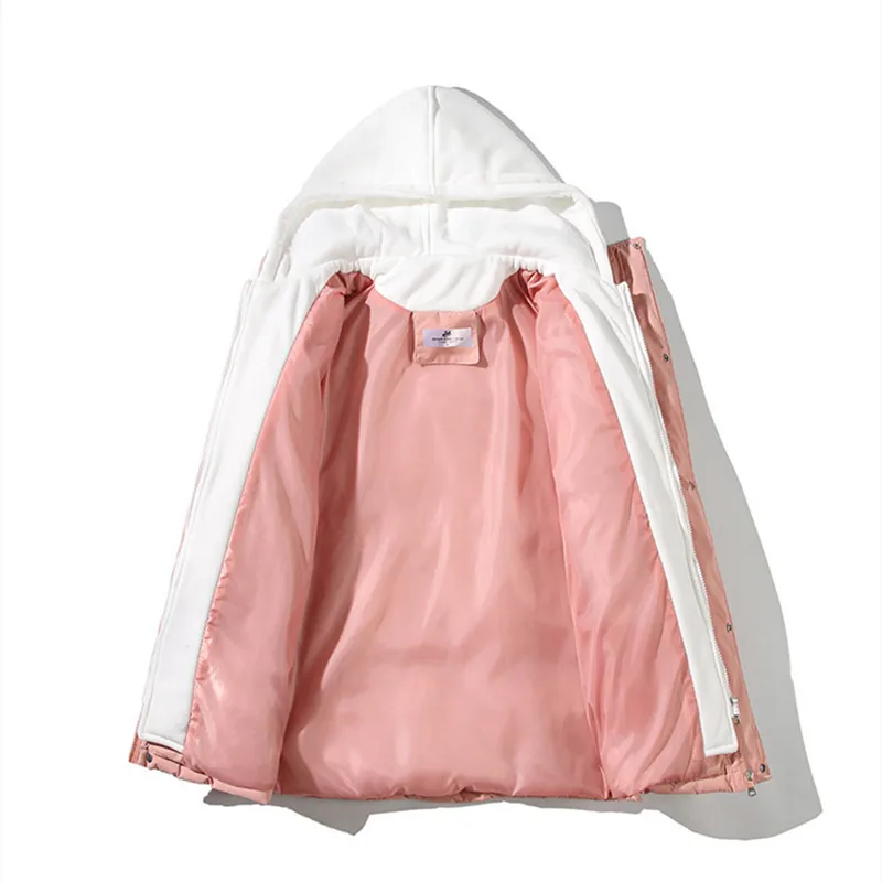 Women's Winter Parkas Oversize Down Cotton Padded Coats Female Loose Casual Overcoat Fashion Embroidery Hooded Short Jackets