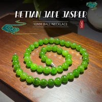genuine hetian jade jasper bead necklace multi circle bracelet elegant light luxury classical belt gift box high jewelry