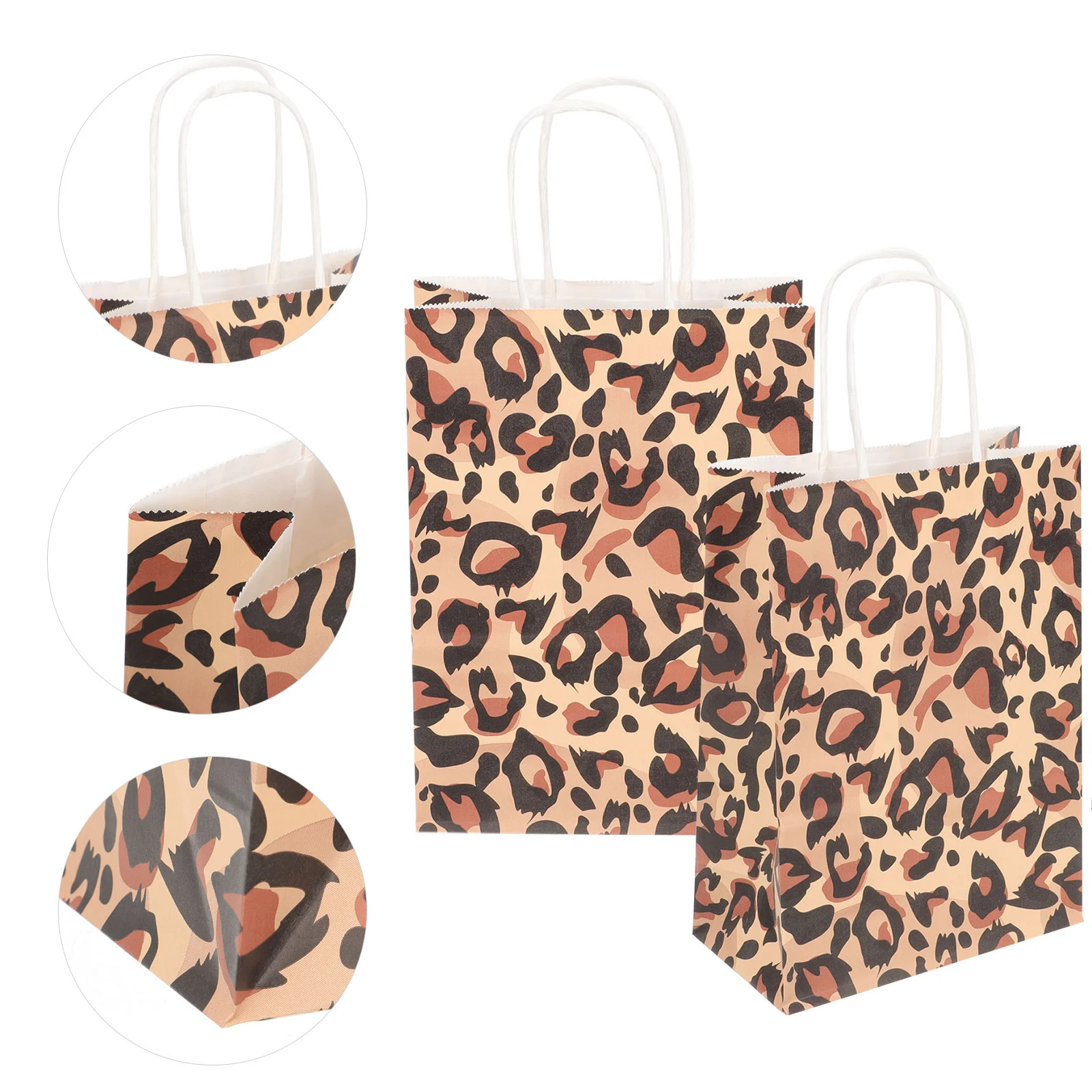 

12 Pcs Tote Bag Shopping Extra Large Gift Bags Presents Cow Wrapping Paper Kraft