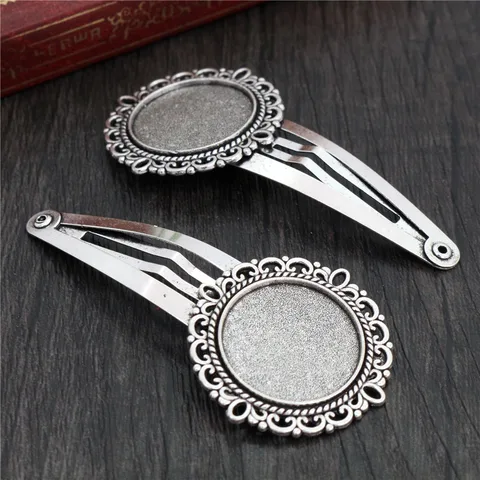 Серебряные заколки для волос Wadsfred 5 шт