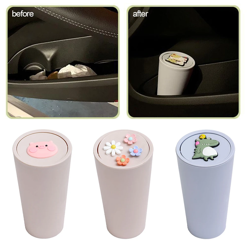 

Милая и креативная маленькая мини-мусорная корзина для автомобиля, коробка для хранения, сумка для хранения, Настольная мусорная корзина, к...