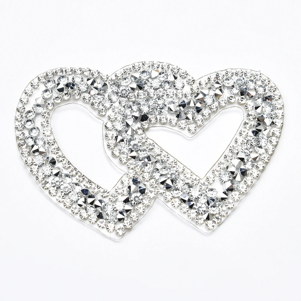 10 шт. двойные мотивы в форме сердца из смолы