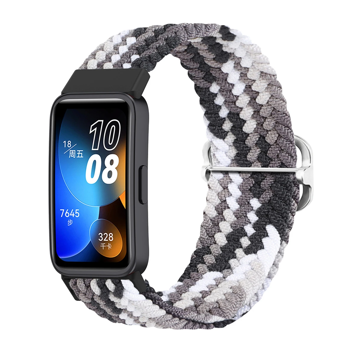 

Braided solo loop for Huawei Band 8 Strap Adjustable belt Smartwatch Accessories Elastic Nylon Bracelet Correa Huawei Band8 band