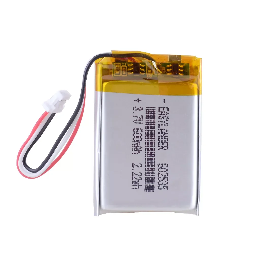 

Polymer lithium battery 3.7 V,600 1.0 3p 602535 Replace for Yi Dash Cam Mio MiVue 310 DVR car camera 582535