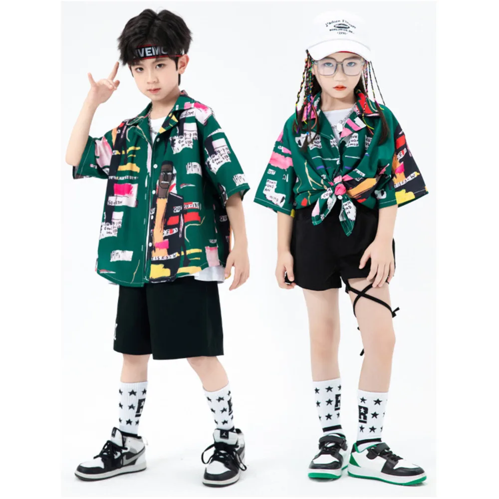

Children's Performance Clothing for Children's Day: Boys' Personalized Street Dance Set: Girls' Jazz Dance Clothing: Children's