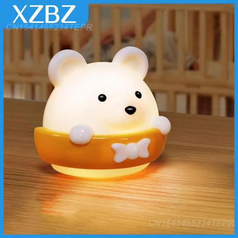 

Usb перезаряжаемая задняя подсветка, милая Светодиодная лампа для спальни с аккумулятором 2aaa, лампы для защиты глаз, украшение для спальни, детский пульт дистанционного управления