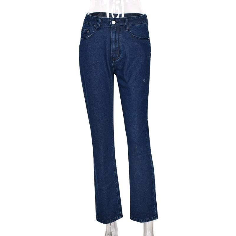 Women Cyber Y2k Goth Cargo Pants Fall 2023 New Low Rise Jeans Streetwear Colorblock Graphic Denim Trousers Baggy Jeans Women