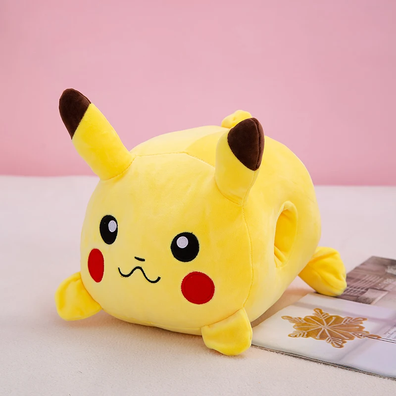 

Подогреватель для рук Pikachu, наволочка, Подушка для сна, подогреватель для рук, лежачий стол, плюшевая подушка, Шиншилла, коала, Хаски, единоро...