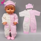 16-дюймовая кукольная одежда подходит для кукол 40 см 38 см Nenuco одежда Ropa Y Su Hermanita Детские комбинезоны для кукол для девочек