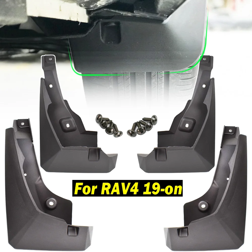 

4 шт., пластиковые Брызговики для Toyota RAV4 2019 2020 2021 2022 2023