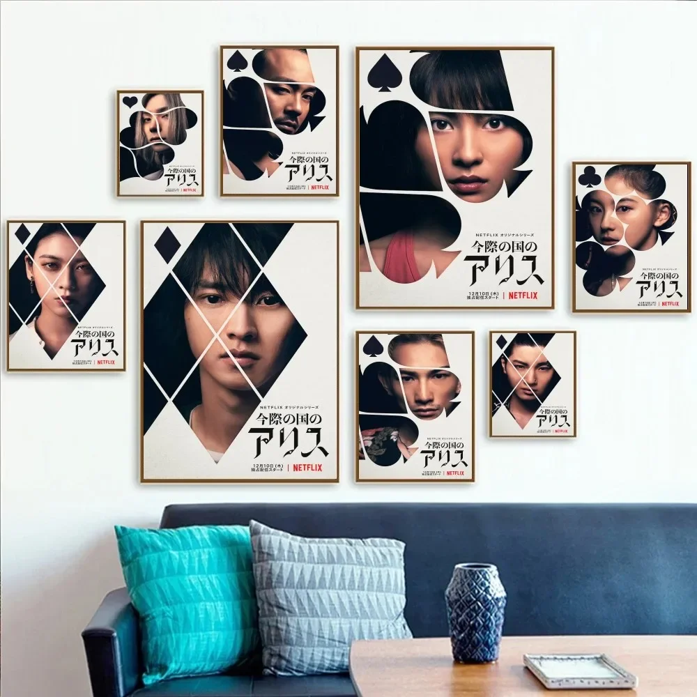 1 шт. Лидер продаж наклейка на стену Алиса в побережье