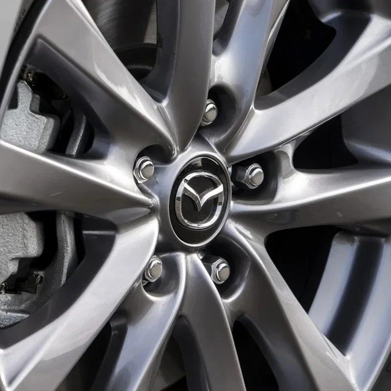 4 шт. 56 мм колпачок центра колеса логотип крышка ступицы эмблема для Mazda 6 3 CX5 2 CX7 Demio