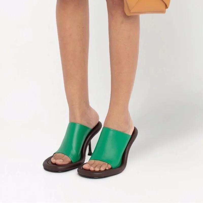 2023 Summer New Women's Fish Mouth Sandals Fashion High Heel Casual Slippers Sexy Banquet Women's Shoes Large 43 Slippers Women