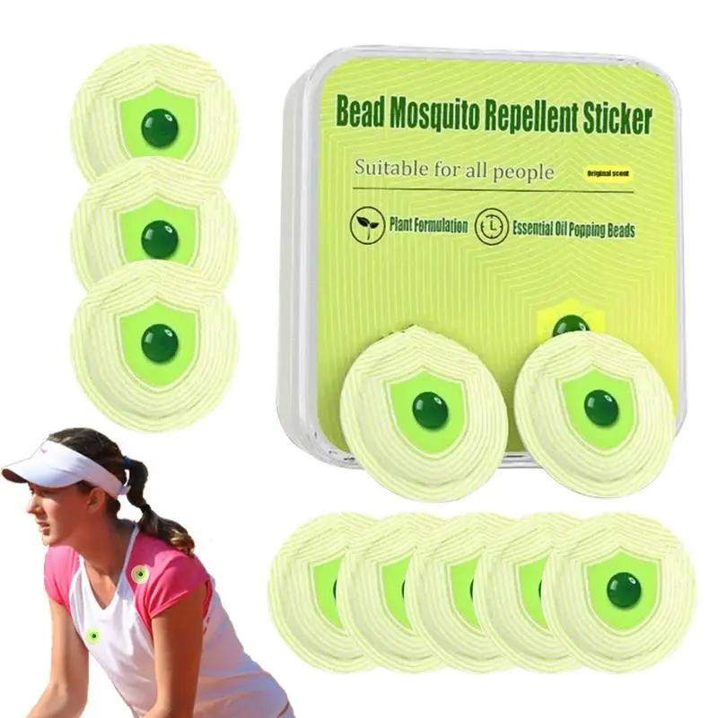 

Essential Oil Bead Sticker 24-hour Protection Fly Gnat Sticker Essential Oil Patches Strong Anti-Itch & Anti-sting Bead Patches
