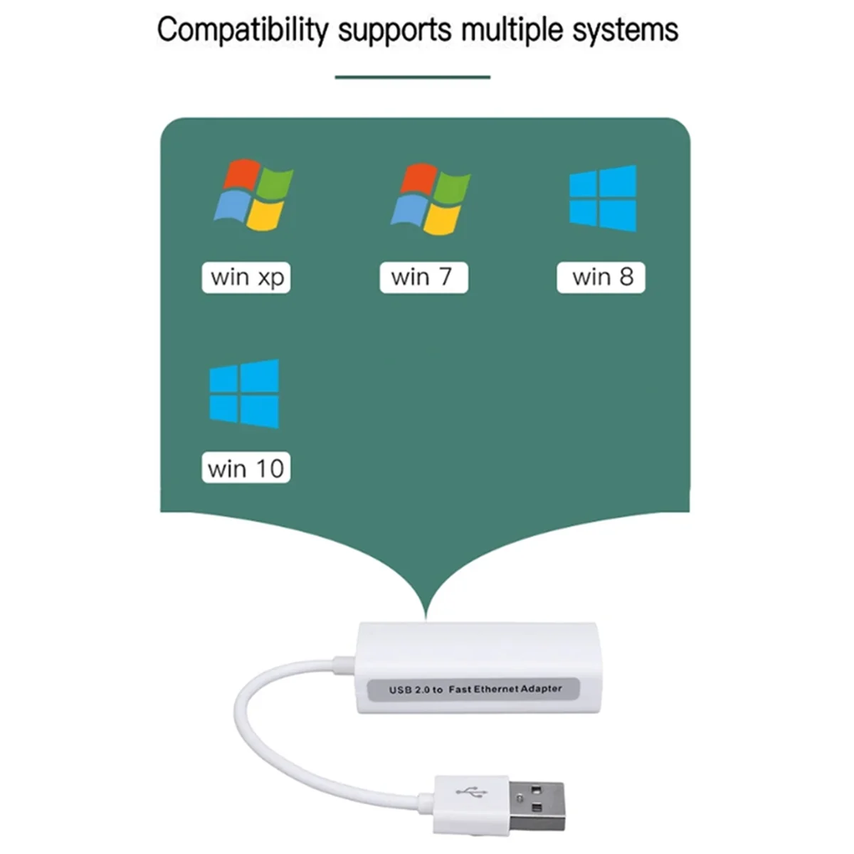 Сетевая карта USB Type-C к Rj45 100 м