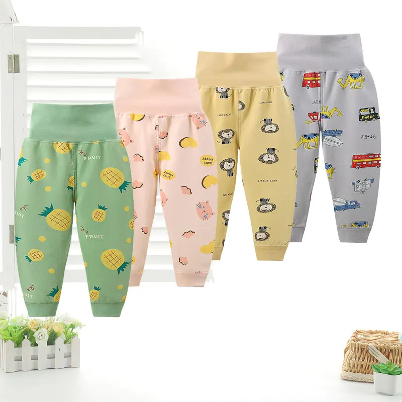 Children's Leggings Cotton Underwear for Kids Boys Girls Pants High Waist Baby Pajama Pants Infant Trousers Toddler Bottom