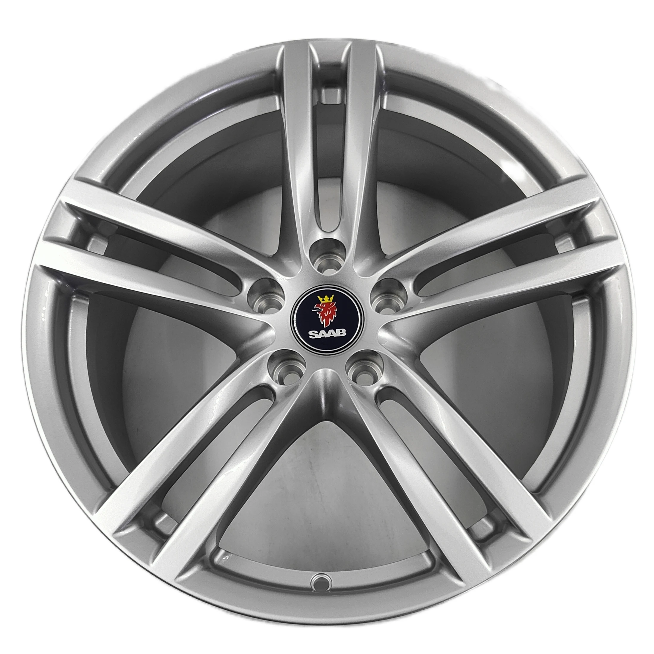 Фото Кованые диски SAAB Aero X Super Silver: высококачественные легкосплавные спортивные диски для 93, 95, 9000, Spyker №2