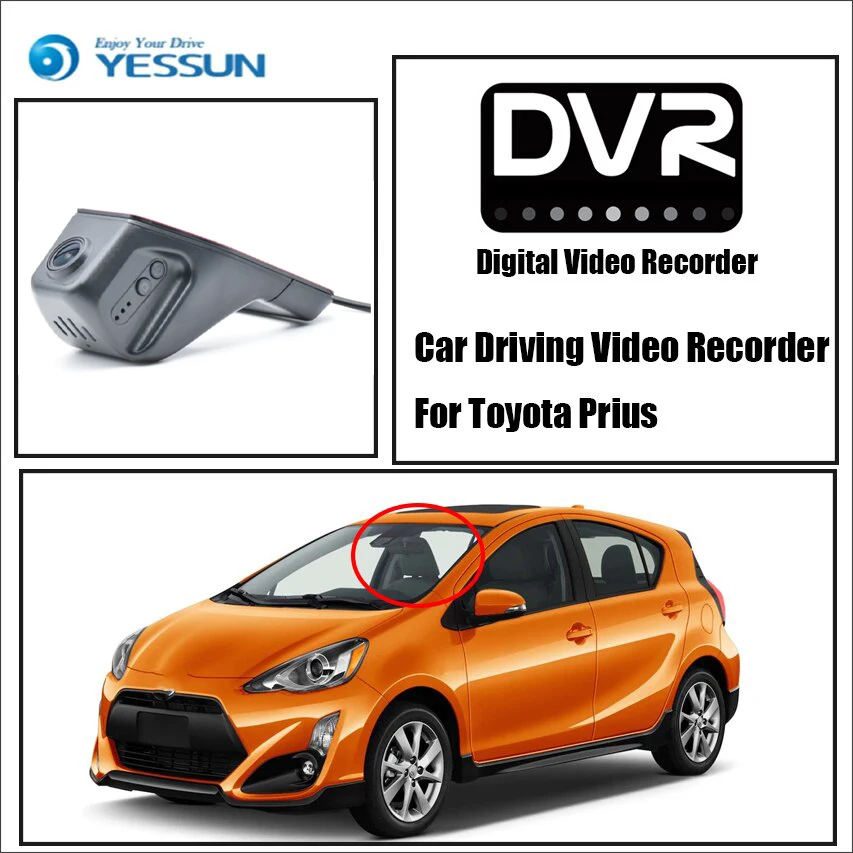 

YESSUN Car DVR Driving Video Recorder For Toyota Prius Front Dash Camera HD 1080P Not Rear Back Camera