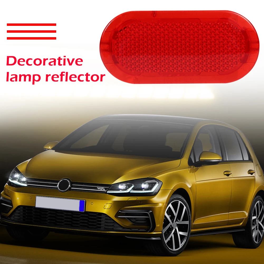 

ДЛЯ Beetle Caddy Polo Touran 02-16 красная отделка для автомобильной двери панельный отражатель 6Q0947419 красный пластиковый внешний вид 70x30 мм 8 г