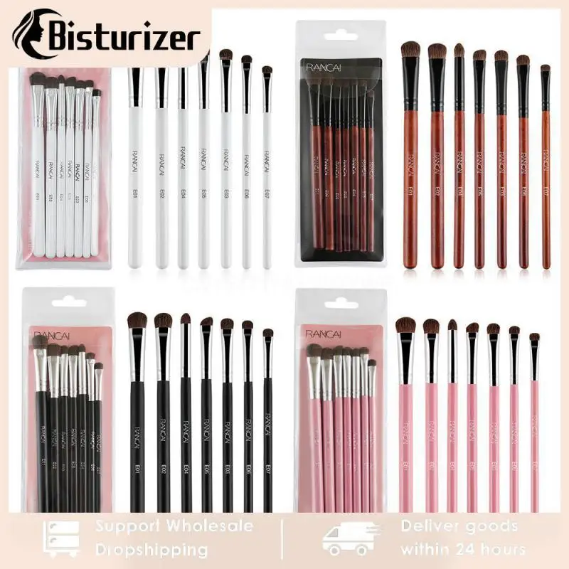 1~10PCS Eyeshadow BrushMakeup Brushes Blending Eyebrow Brush Nature Bristles Synthetic Hair Eye Shadow Brush Set Beauty Tool