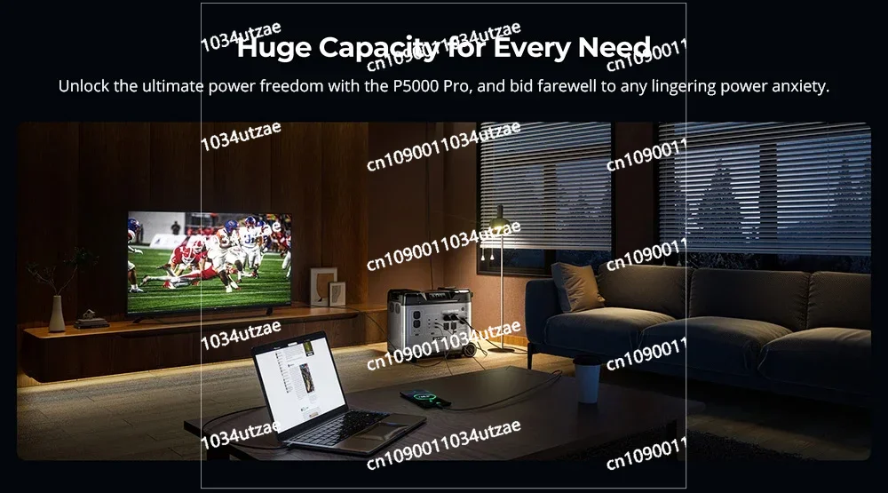 Портативная электростанция 2000 Вт 1440 Втч резервная батарея для хранения энергии