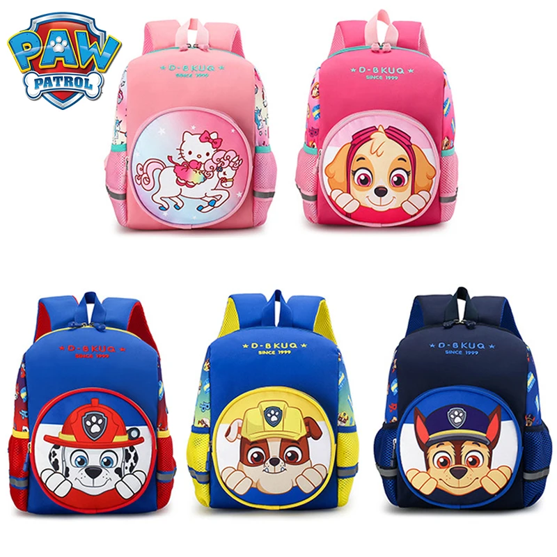 

Paw Patrol Studen Backpack Cute Cartoon Anime Bag Marshall Skye Everest Chase Children Pat Patrouille Birthday Backpack Gifts