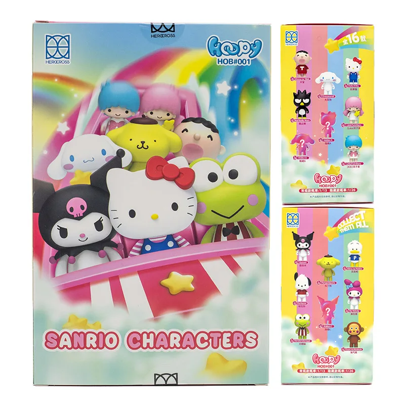 Большие куклы-персонажи Sanrio игрушка Hello Kitty Kuromi Cinnamoroll маленькие двойные звезды