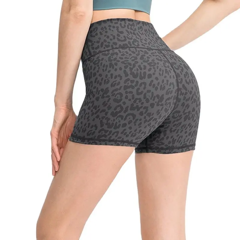 

2022 Summer Yoga Short Women for Fitness High Waist Polyester + Spandex Fabric Breathable Stretch Workout Jogger Gymewear