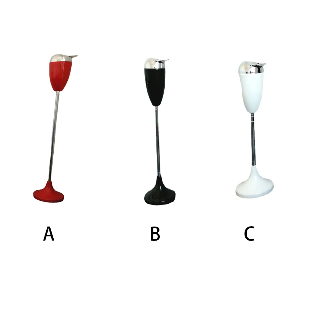 

Металлическая напольная пепельница, растягивающаяся пепельница для дома и улицы, домашний туалет, гостиная, пепельница с крышкой, красный